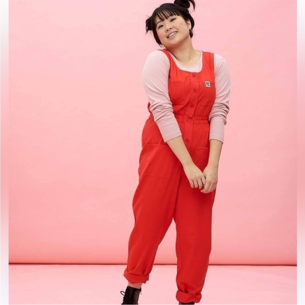 Lucy & Yak Red Jumpsuit